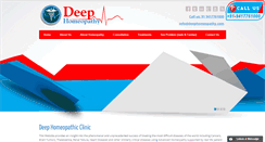 Desktop Screenshot of deephomeopathy.com